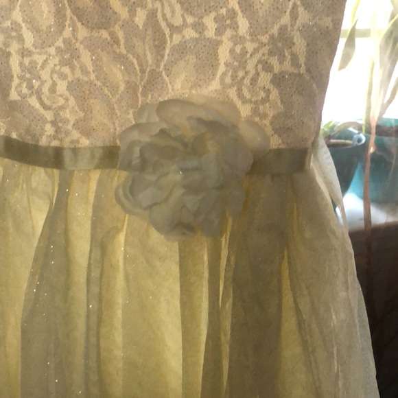 Rare Edition Little Girls Lace and Sheer w/lining Party dress - Picture 2 of 5